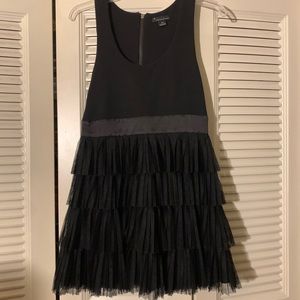 Forever 21 Black Ruffle Dress